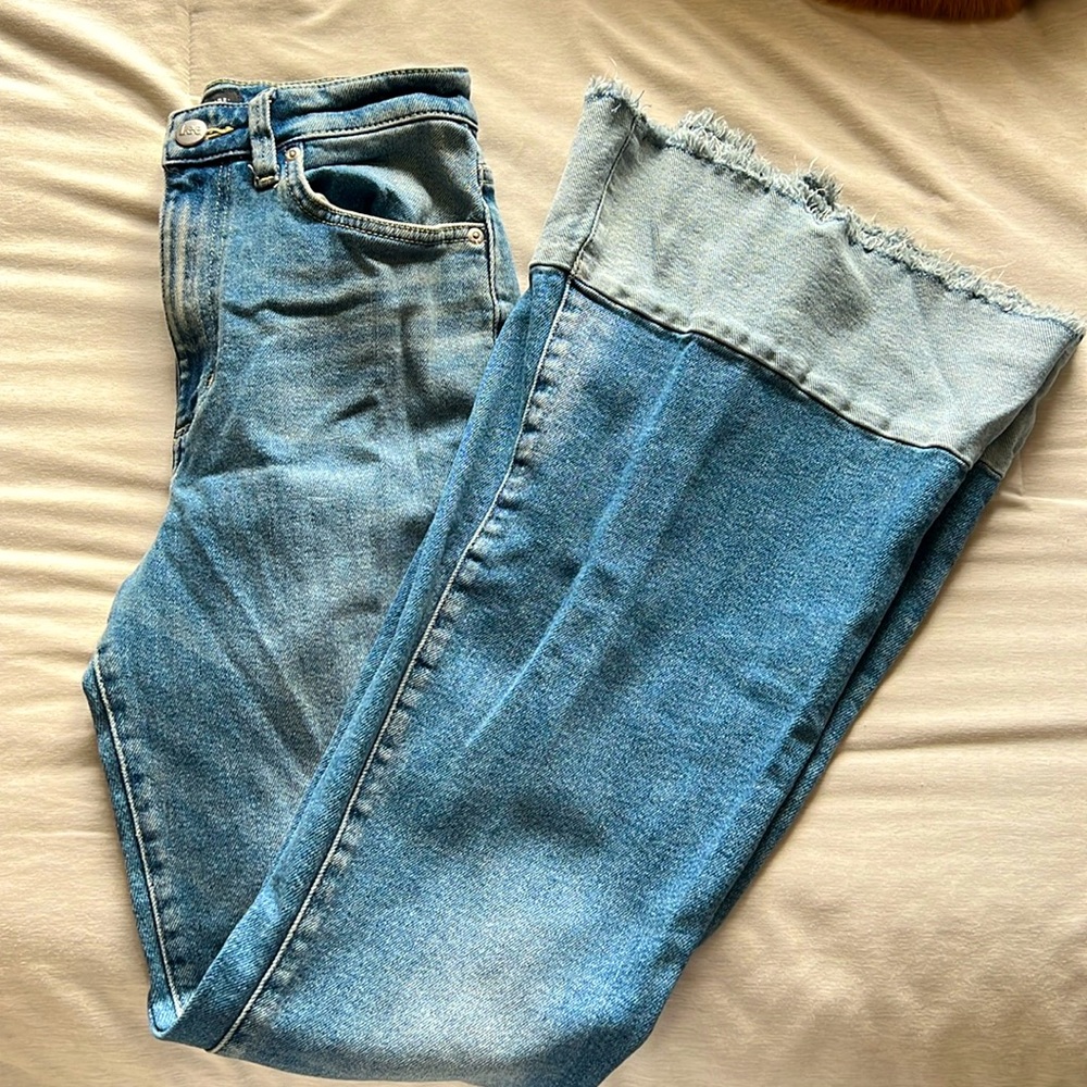 Vintage Modern Lees High Rise Flare Jeans